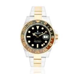 Rolex Stainless Steel & 18 Karat Rose Gold GMT Master II “Rootbeer” 40mm