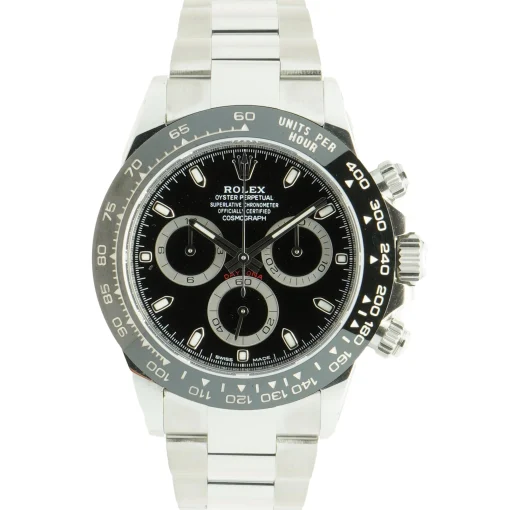 Rolex Stainless Steel Cosmograph Daytona Black 40mm
