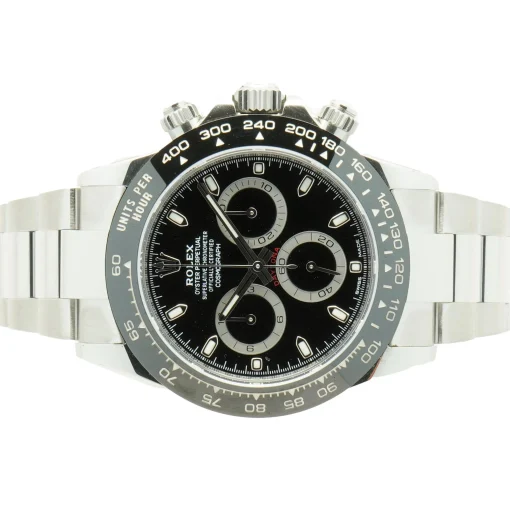 Rolex Stainless Steel Cosmograph Daytona Black 40mm