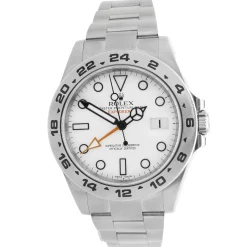 Rolex Stainless Steel Explorer II New Style Polar Dial