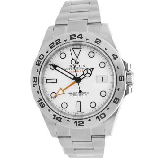 Rolex Stainless Steel Explorer II New Style Polar Dial