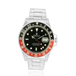 Rolex Stainless Steel GMT Master II Black/Red “Coke”