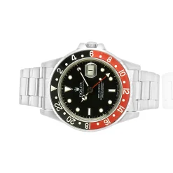 Rolex Stainless Steel GMT Master II Black/Red “Coke”