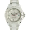 Rolex Stainless Steel Yachtmaster with Platinum Bezel 40mm