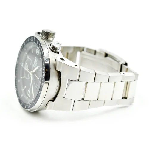 Stainless Steel Oris William F1 Chronograph Carbon Fiber Watch 7563