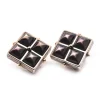 Stephen Dweck 18k Yellow Gold and Sterling Silver Mother-of-Pearl Clip-On Earrings