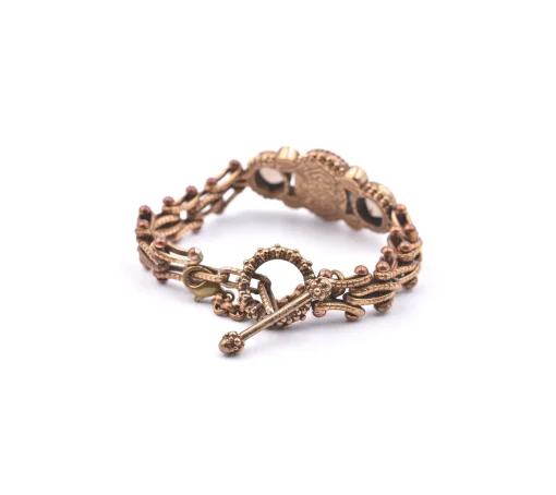 Stephen Dweck Sterling Silver Crystal and Gemstone Bracelet