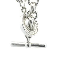 Sterling Silver Interlocking Circle Bracelet