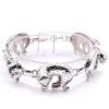 Sterling Silver Leopard Bracelet