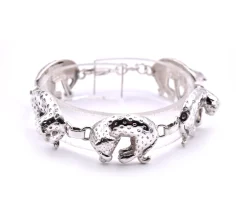 Sterling Silver Leopard Bracelet