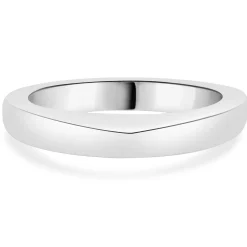 Sterling Silver Modernist Triangular Bangle Bracelet