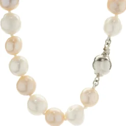 Sterling Silver Pastel Pearl Necklace