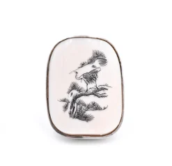 Sterling Silver Vintage MahJong Ring
