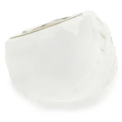 Swarvoski Acrylic White Ring