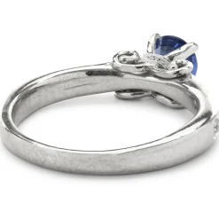 Tacori Platinum Lab Grown Sapphire and Diamond Ring