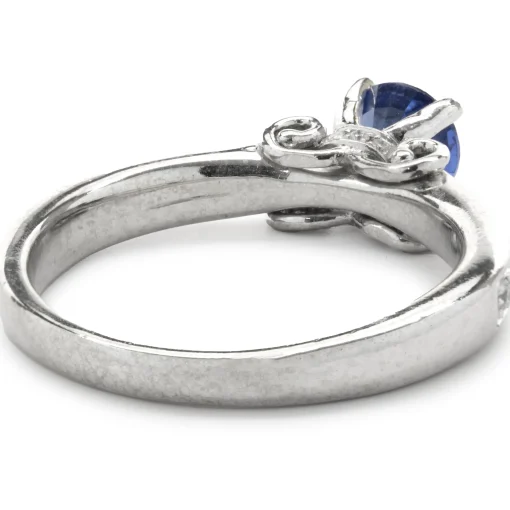 Tacori Platinum Lab Grown Sapphire and Diamond Ring