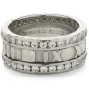Tiffany & Co. 18 Karat White Gold Diamond Atlas Band