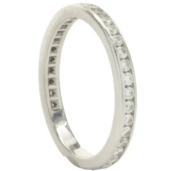 Tiffany & Co. Platinum Channel Set Diamond Eternity Band