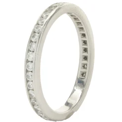 Tiffany & Co. Platinum Channel Set Diamond Eternity Band