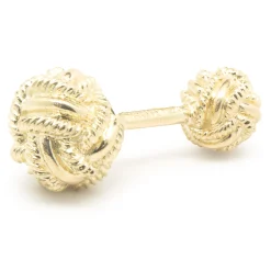 Tiffany & Co. Schlumberger 18 Karat Yellow SINGLE Double Knot Cufflink