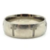 Titanium Gents Cross Band Size 12