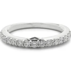 Vera Wang 14 Karat White Gold Diamond Band