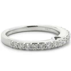 Vera Wang 14 Karat White Gold Diamond Band