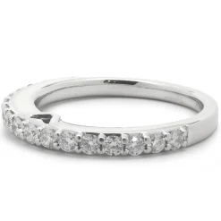 Vera Wang 14 Karat White Gold Diamond Band