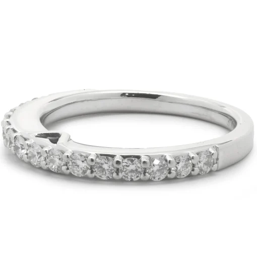 Vera Wang 14 Karat White Gold Diamond Band