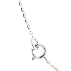 14 Karat White Gold Diamonds By The Yard Necklace