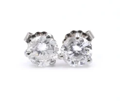 Platinum Diamond Stud Earrings