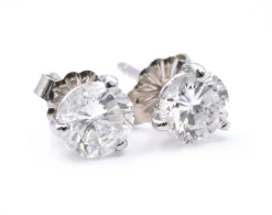 Platinum Diamond Stud Earrings