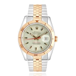 Rolex 18 Karat Rose Gold and Stainless Steel Turn-O-Graph Datejust 36