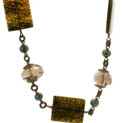 Stephen Dweck Sterling Silver Beaded Necklace